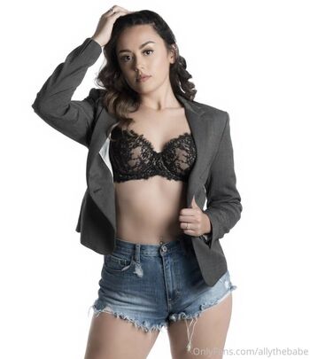 Full leaked Allythebabe private onlyfans photo