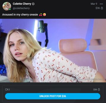 Full leaked Colette cherry  page private onlyfans photo