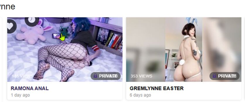 Full leaked Gremlynne private onlyfans photo