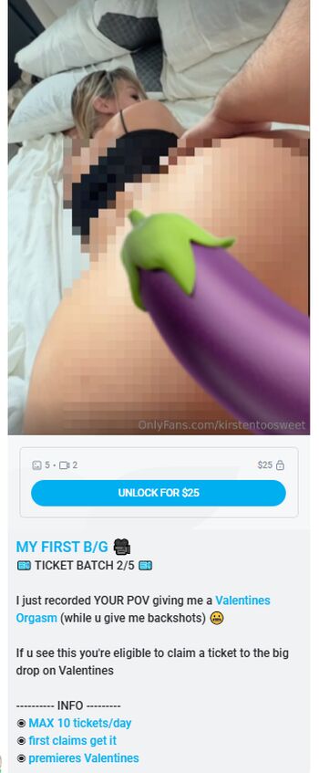 Full leaked Kirstentoosweet  page private onlyfans photo