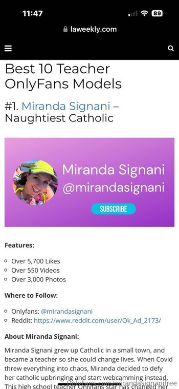 Full leaked Mirandasignanifree private onlyfans photo