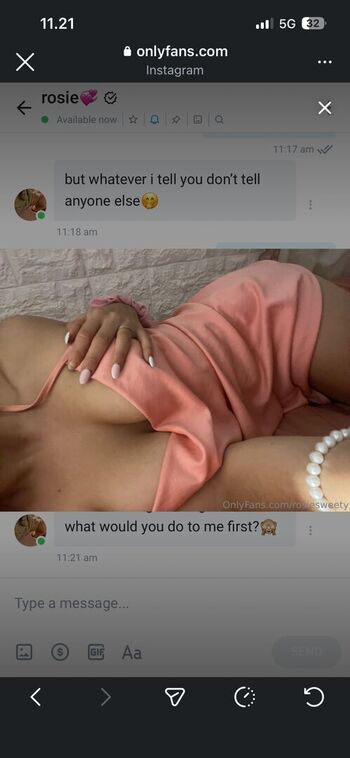 Full leaked Rosiesweety private onlyfans photo